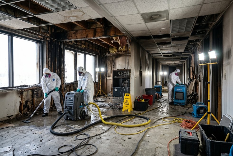 Restoring Commercial Spaces After Water or Fire Damage: What Businesses Should Know